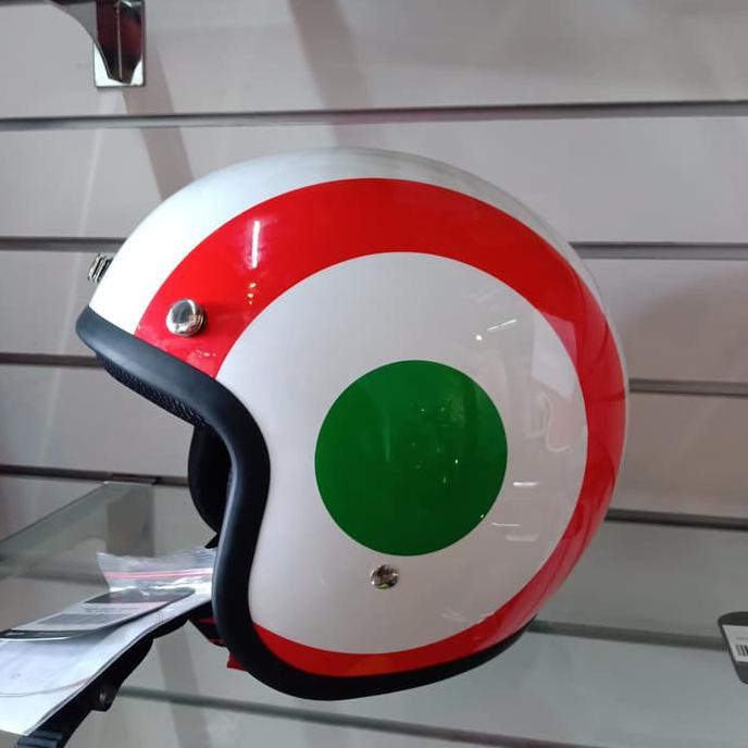 PROMO VESPA HELMET/HELM NATION ITALIAN, ITALY FLAG ORIGINAL PROMO