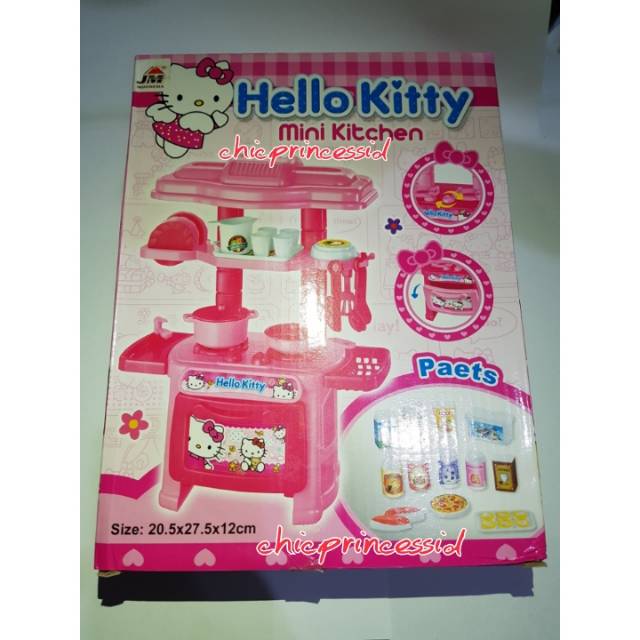 Hello Kitty Little Pony Mini Kitchen Dapur  Mainan  edukasi 