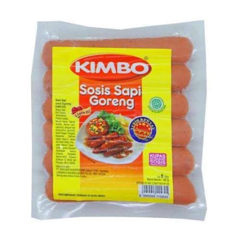 

KIMBO SOSIS SAPI GORENG 24’s 744gr