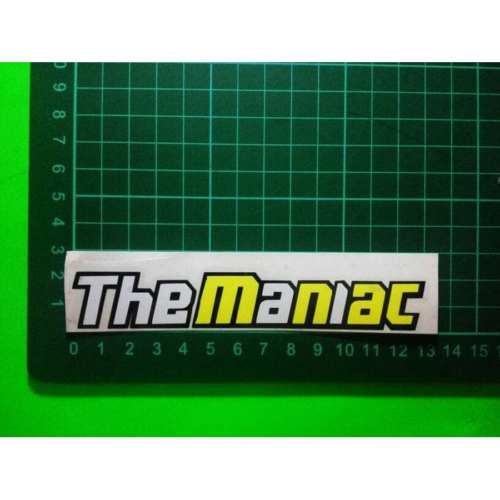 

sticker / stiker cutting the maniac iannone