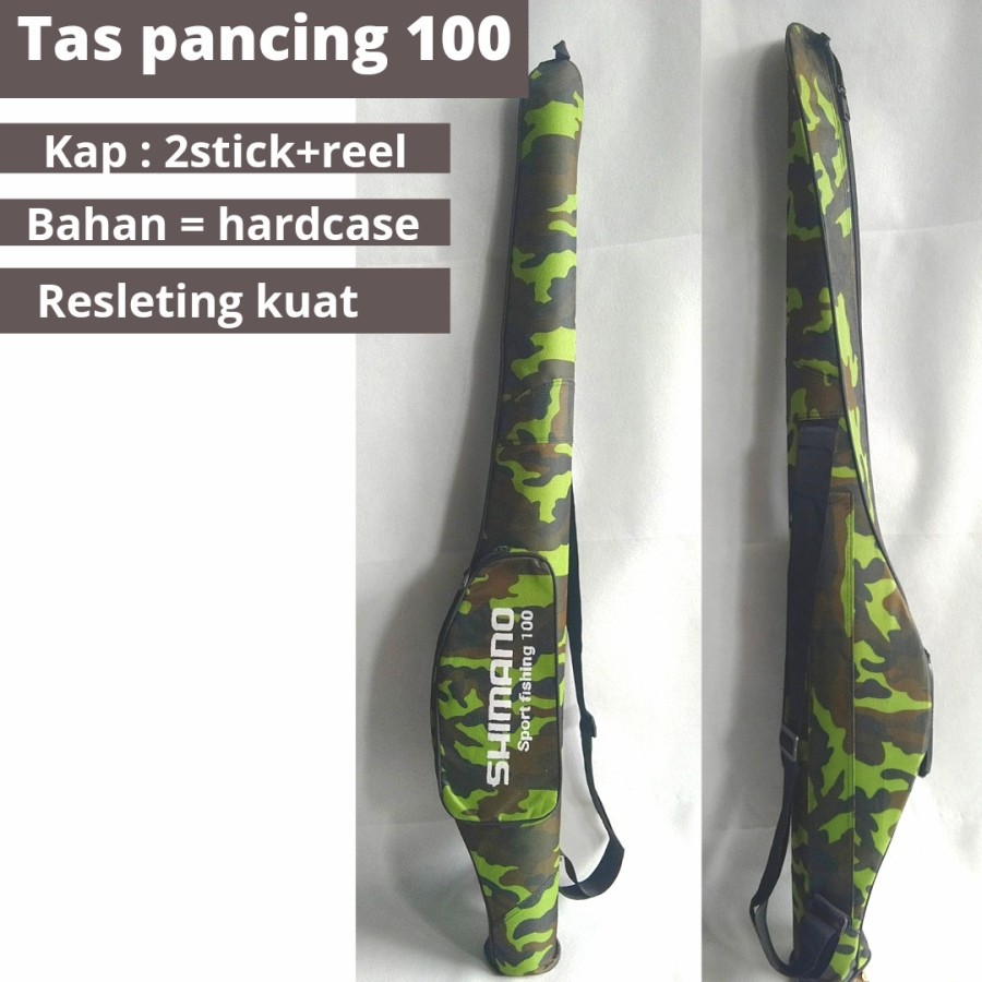 Tas Pancing  Fiber Shimano Tegek Anti Air 100cm Alat Pancing Murah