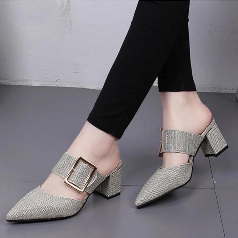 Heels wanita q801 import realpict