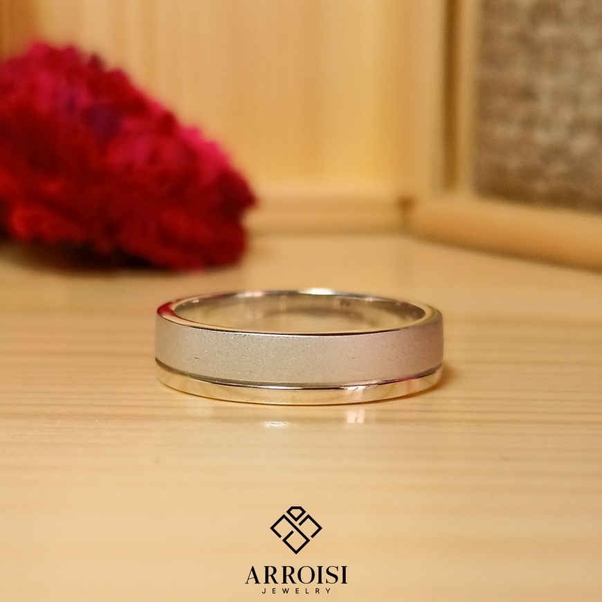 Cincin Palladium Cincin Kawin Pria Palladium Custom Bergaransi