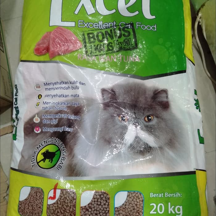 EXCEL CAT ALL VARIAN 20KG - EXCEL IKAN - EXCEL AYAM - EXCEL UNGU - EXCEL CAT MURAH - EXCEL SAK MURAH
