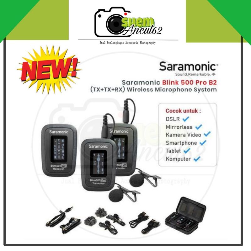 Microphone Saramonic Blink 500 Pro B2 Wirelles microphone Saramonic