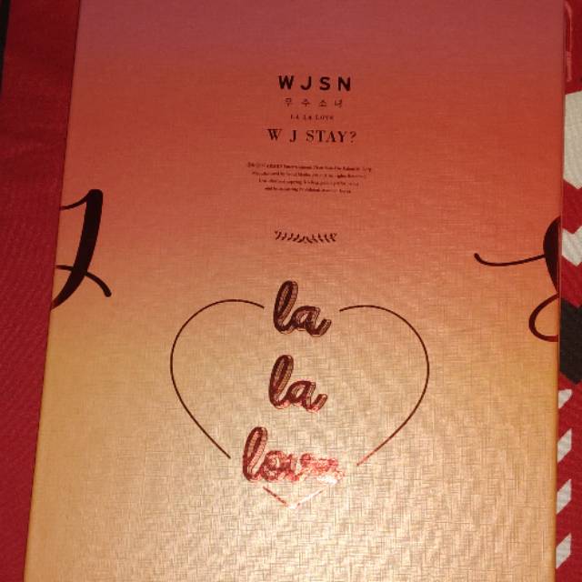 Wjsn album - la la love orange