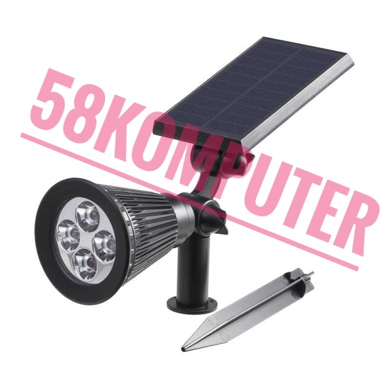 Lampu Tenaga Surya Otomatis Siang Mati Malam Hidup Light RGB 7 LED 200 Lumens 3.7V 1800MAH