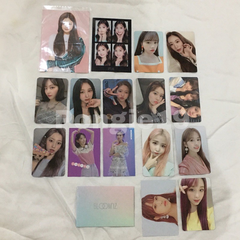 IZ*ONE COLOR*IZ/ HEART IZ/ SUKI TO IWASETAI/ BLOOM*IZ PHOTOCARD/ PC