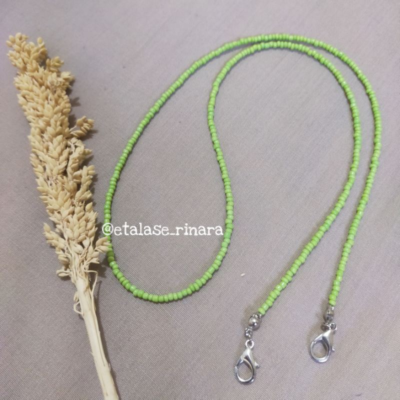 strap masker / tali masker / lanyard masker / kalung masker hijab / bisa untuk kalung dan gelang