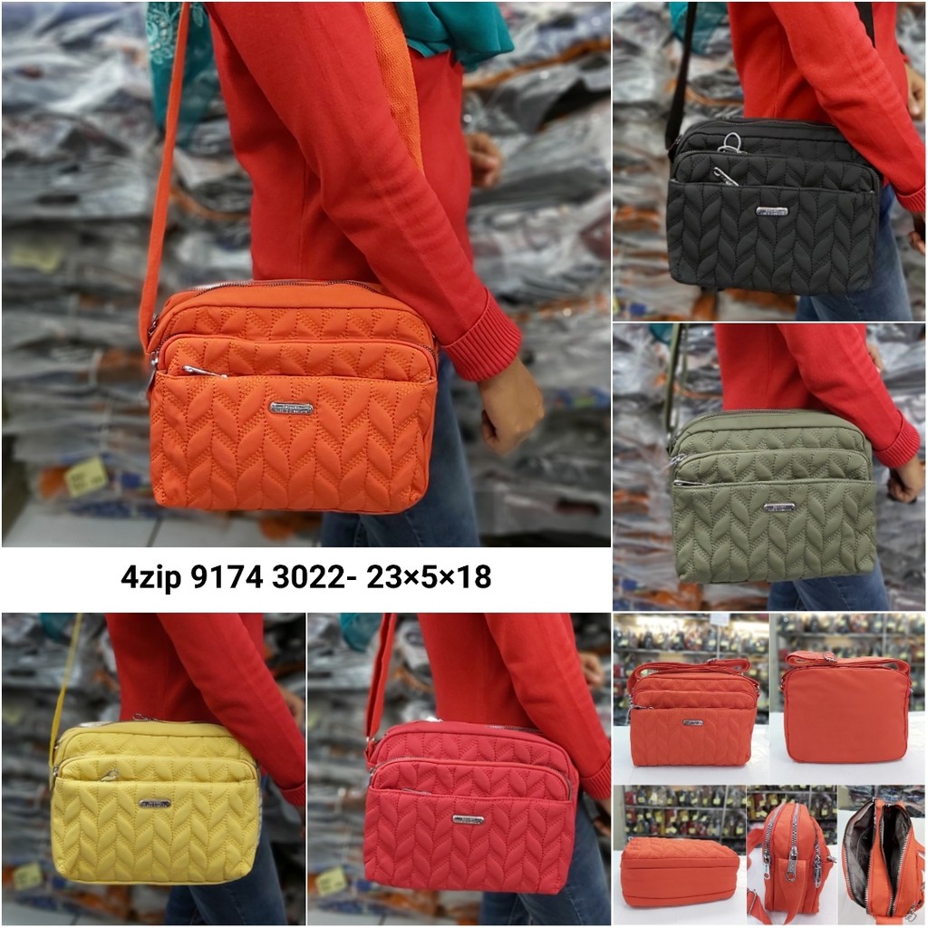 Tas selempang import parasut fashion wanita