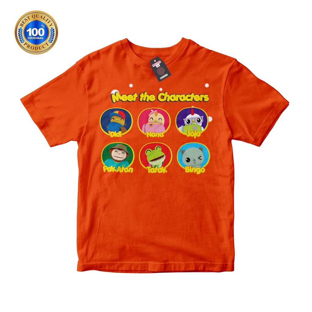 kaos anak didi my freands bahan premium