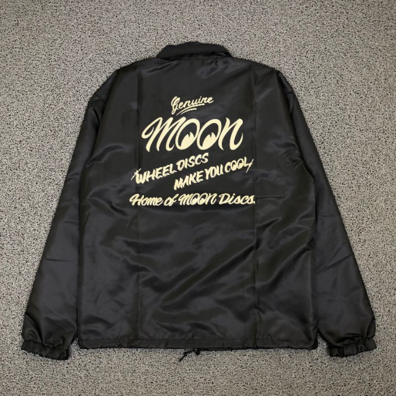 COACH JACKET MOONEYES SUPPLY RACING DIVISION PRINTED LOGO BACK