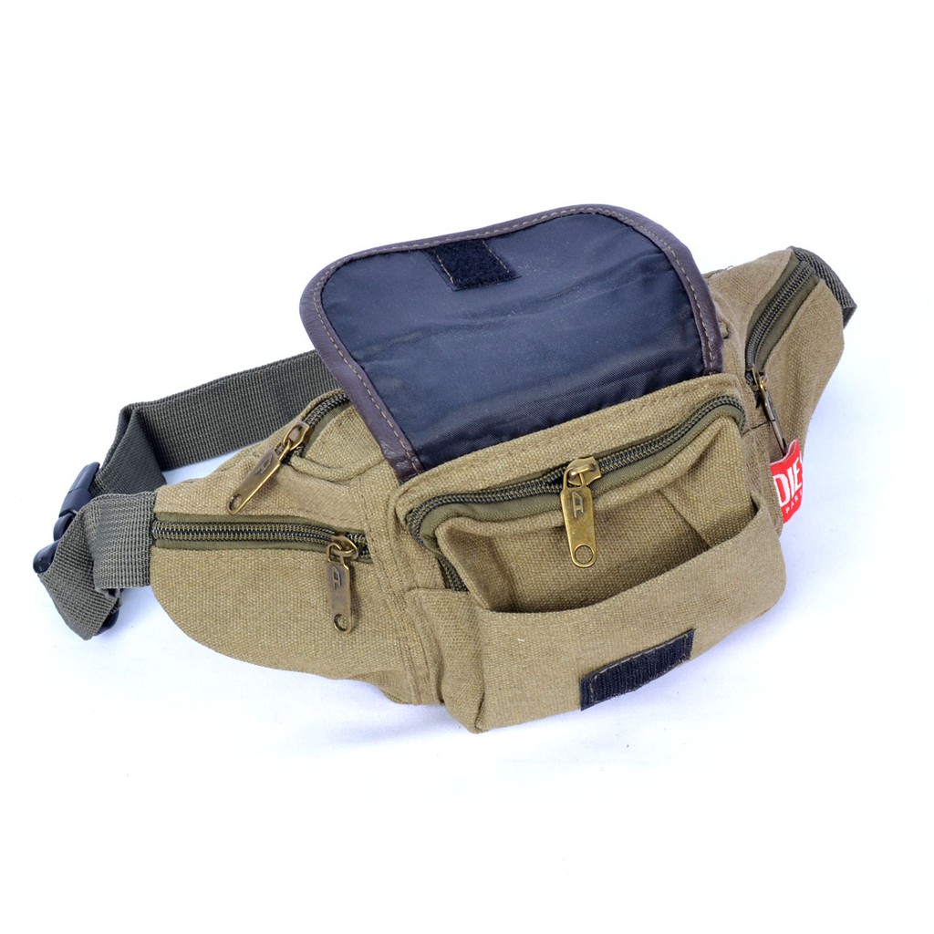 Waist Bag Pria - Tas Pinggang Pria Diesel Import 7602-2