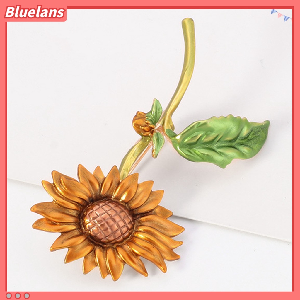 Bluelans Summer Style Sunflower Shape Jewelry Gift Creative Brooch Pin