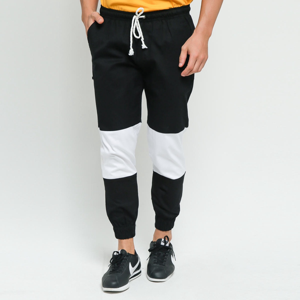 Celana Panjang Pria Jogger Pants 3 warna Joger Pants Big Size (Black)