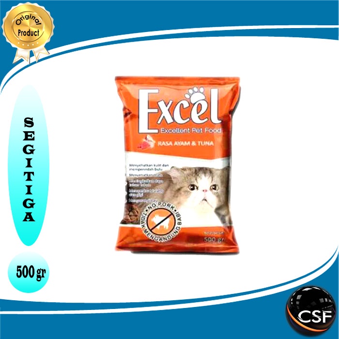 Makanan Kucing murah EXCEL 500gr ALL VARIAN