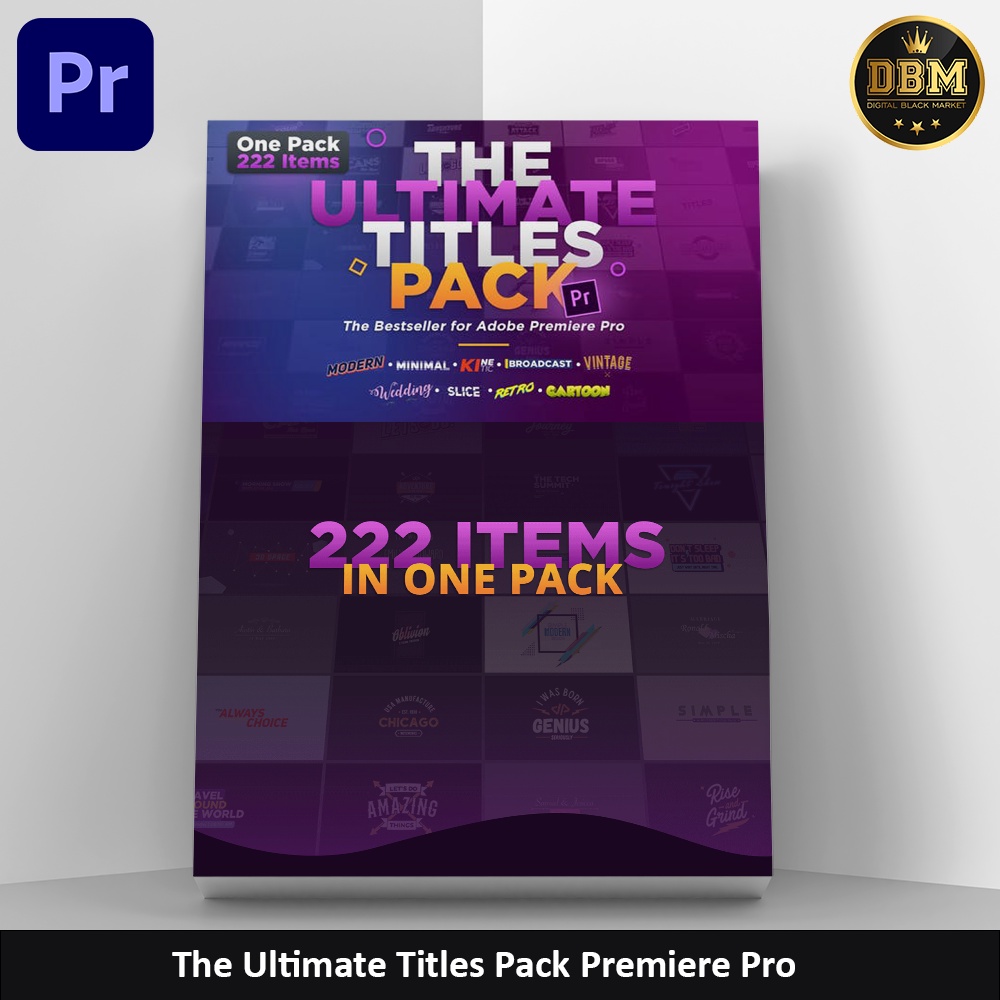 The Ultimate Titles Pack - Premiere Pro (MOGRT)