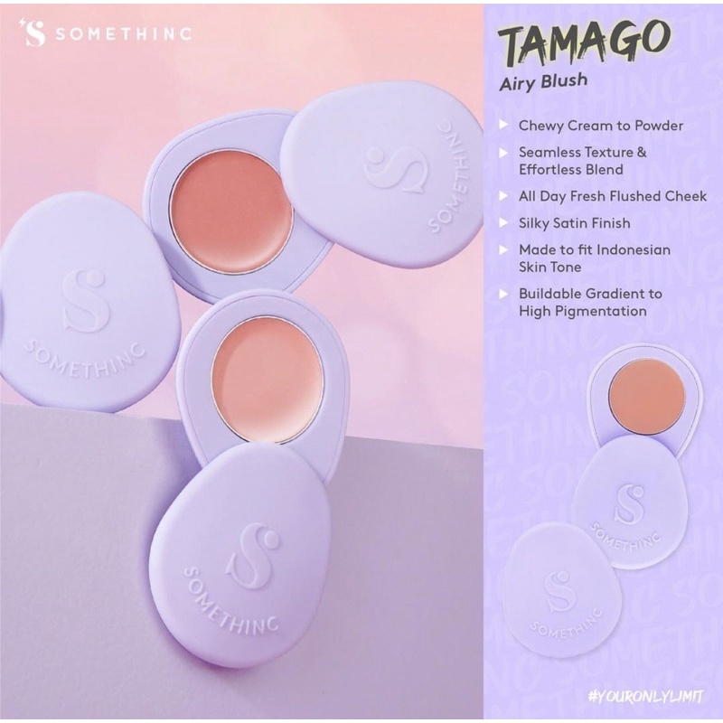 SOMETHINC TAMAGO Airy Blush - Blush On Wajah