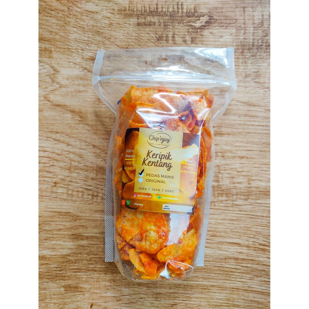 

Keripik Kentang Chipnjoy Medium SIze - 150g