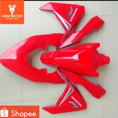 Body alus bagian depan Vario 125 150 led merah 2016