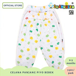 Setelan Baju  Bayi  Panjang Shankusen  Motif Piyo Bebek 3 