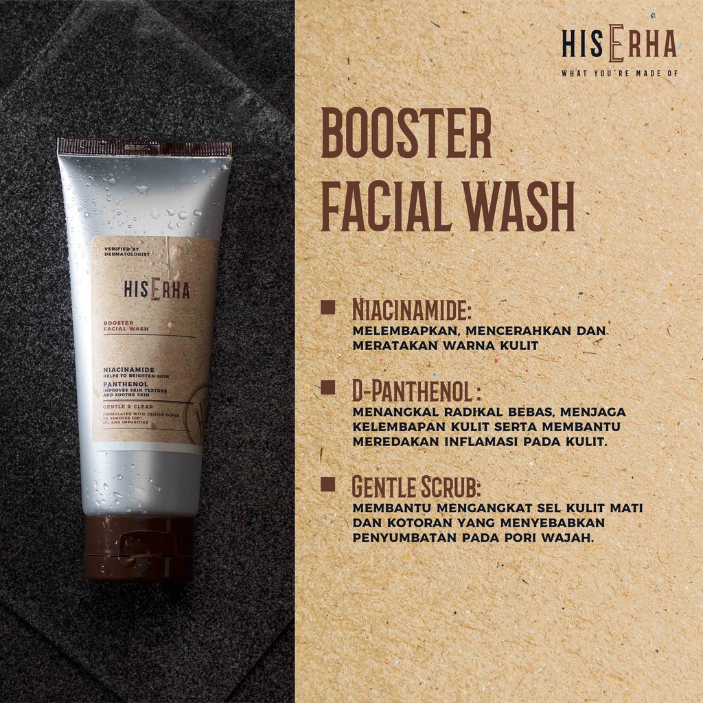 His Erha Booster Facial Wash