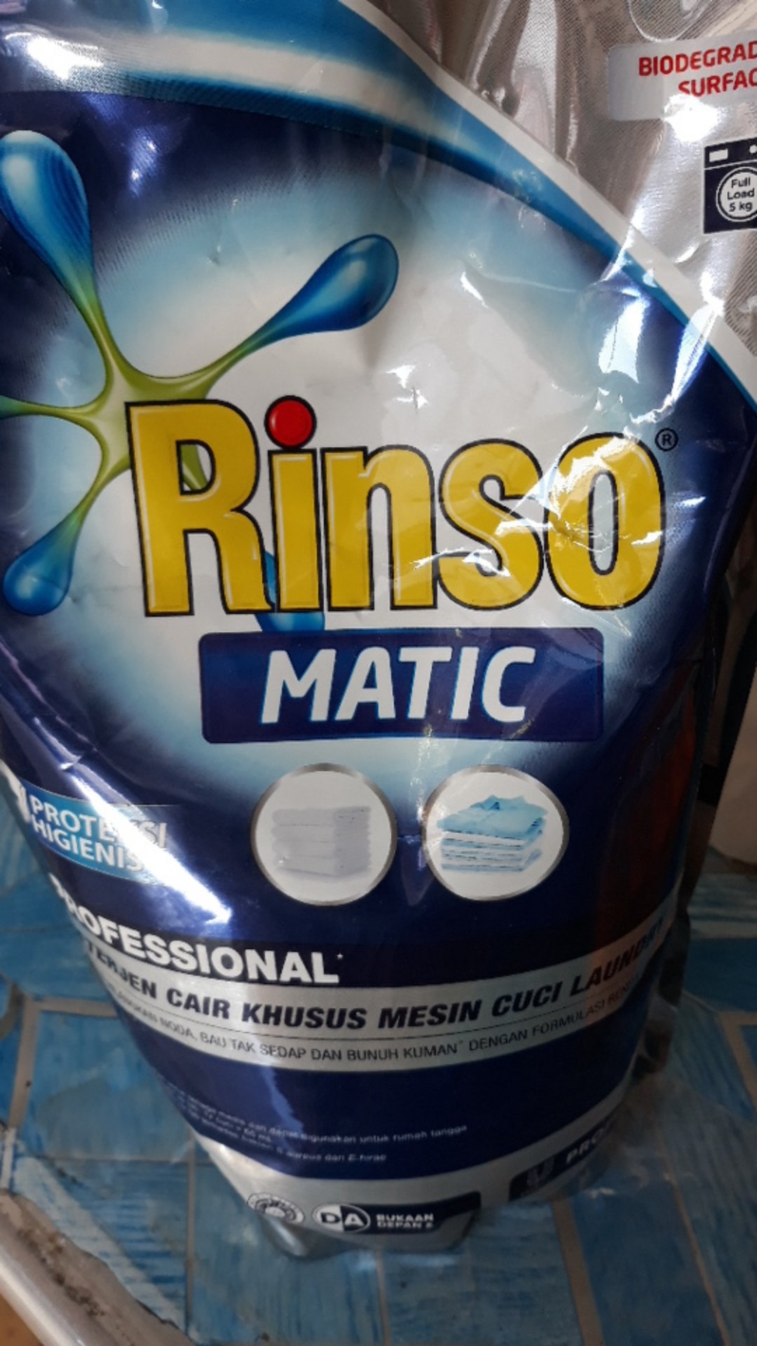 Rinso Matic Detergen Deterjen Sabun Cair Liquid Mesin Cuci Pintu Buka Depan Atas Ongkir Termurah