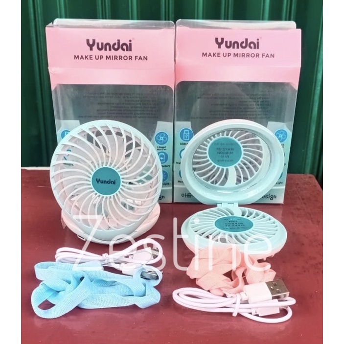 Kipas Mini + Kaca MakeUp Mirror Fan PPL-02 YUNDAI