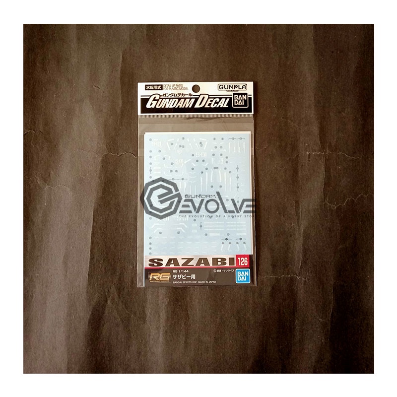 Gundam Decal GD126 1/144 RG Sazabi