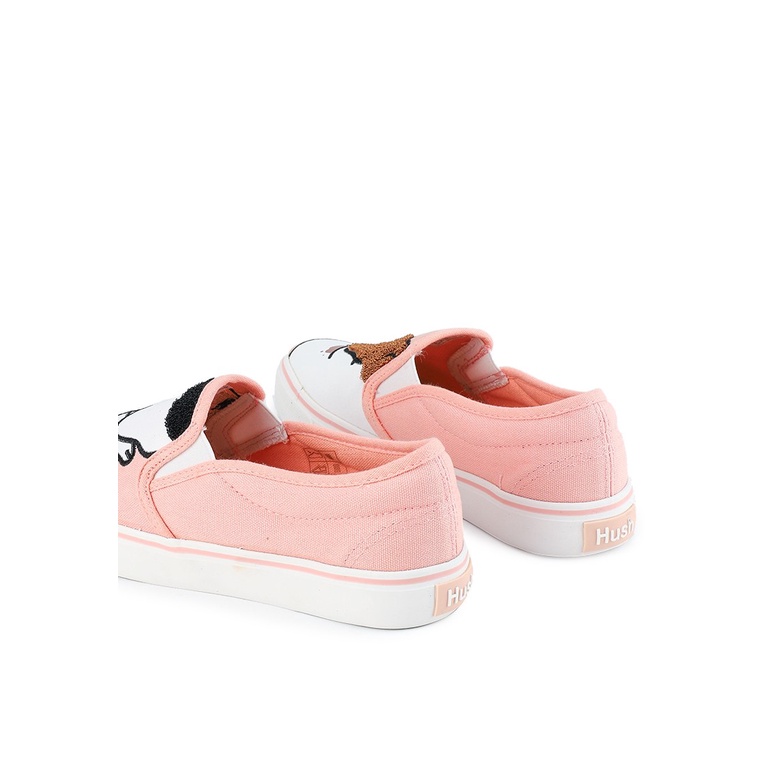 SEPATU SLIP ON WANITA HUSH PUPPIES ORIGINAL CASUAL BRANDED PINK HW17