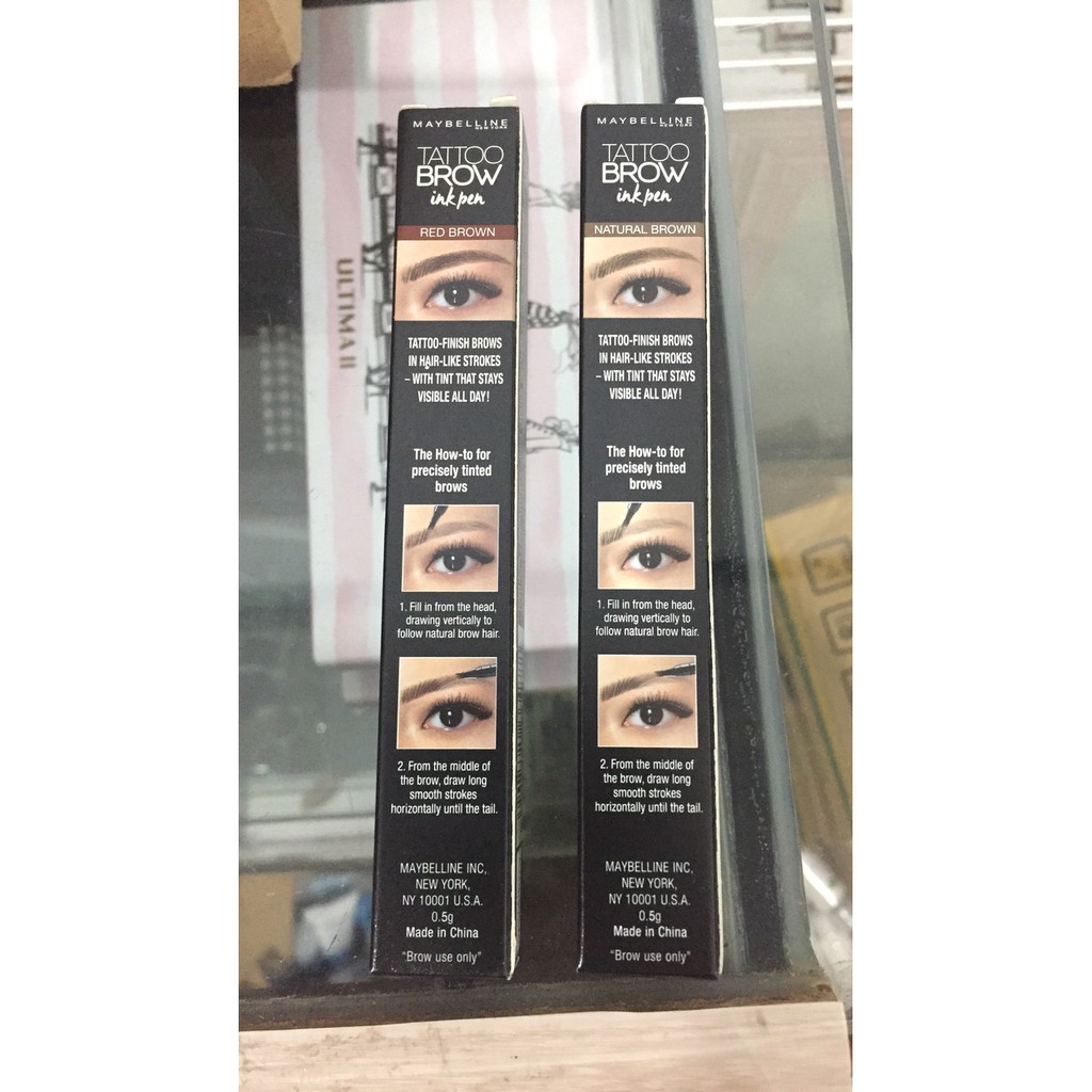 maybelline tattoo brown ink pen 0.5g
