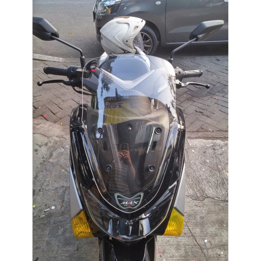 Aksesoris Variasi Winsil Windshield Visor Yamaha Nmax 155 Simpel Model