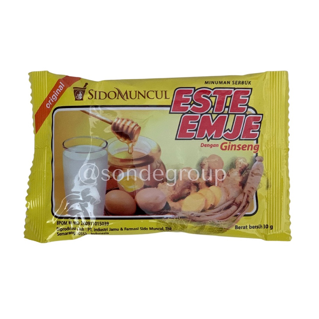 

Este Emje - STMJ - Susu Telur Madu Jahe Instan - Sidomuncul - Sachet