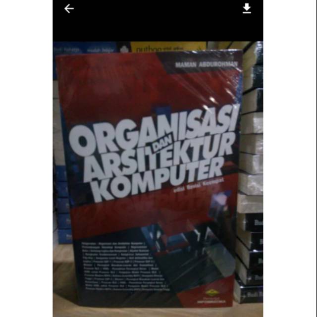 ORGANISASI DAN ARSITEKTUR KOMPUTER