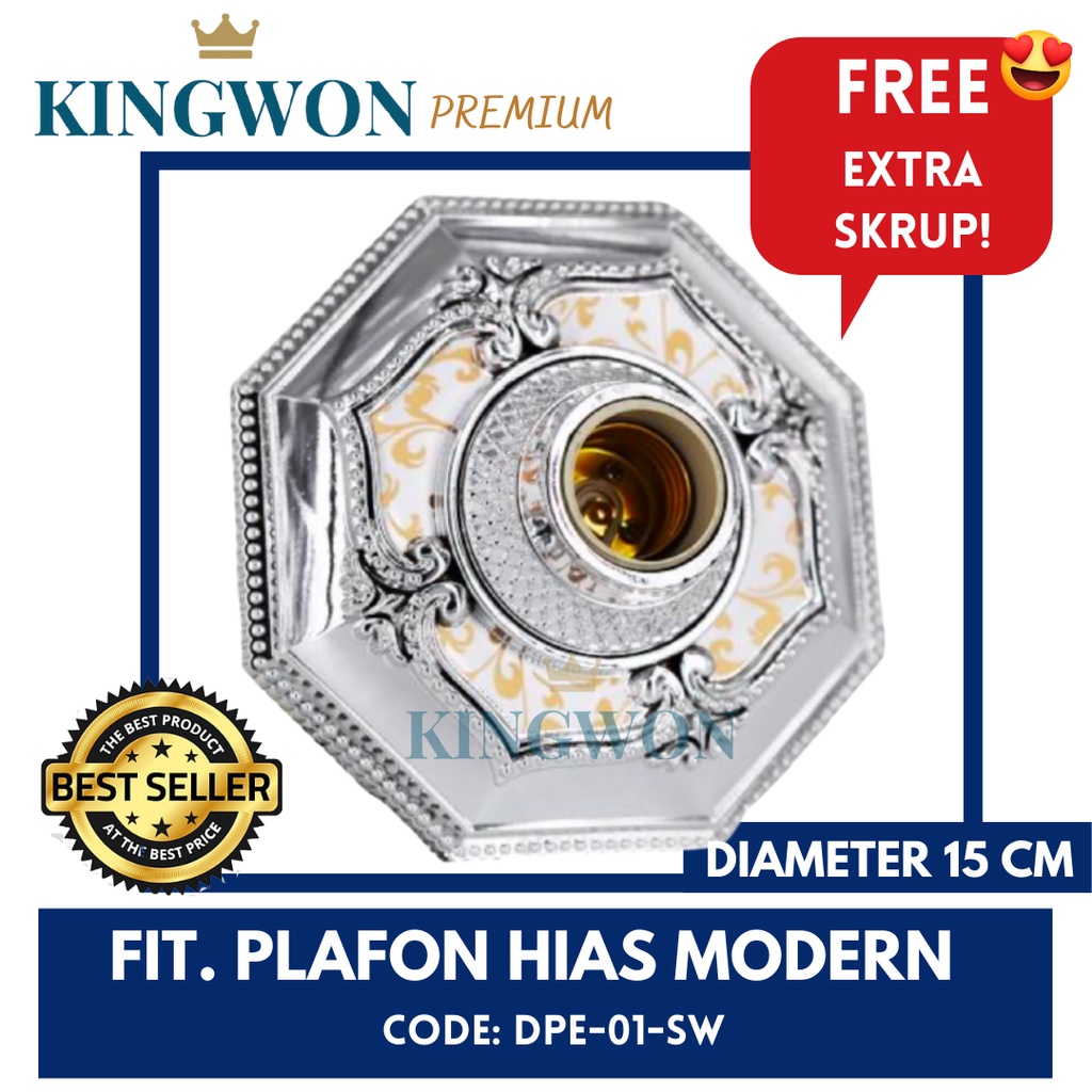 FITTING LAMPU PLAFON HIAS MODERN DPE-01-SW