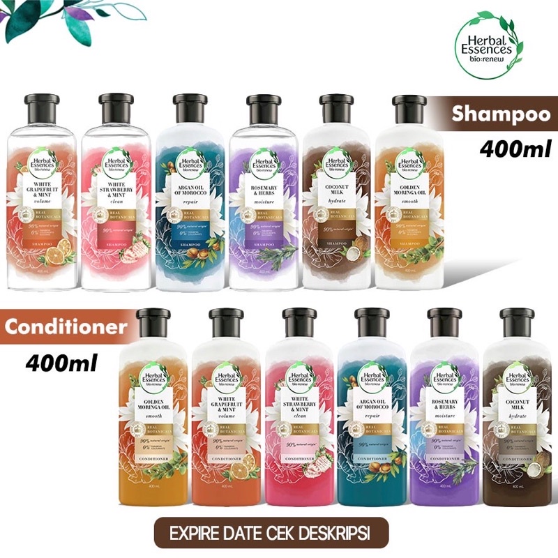 Herbal Essences Shampo dan Conditioner 400 ml