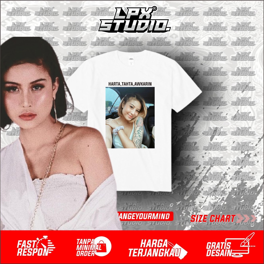 KAOS VIRAL HARTA TAHTA ANYA,AWKARIN,GHEA CUSTOM