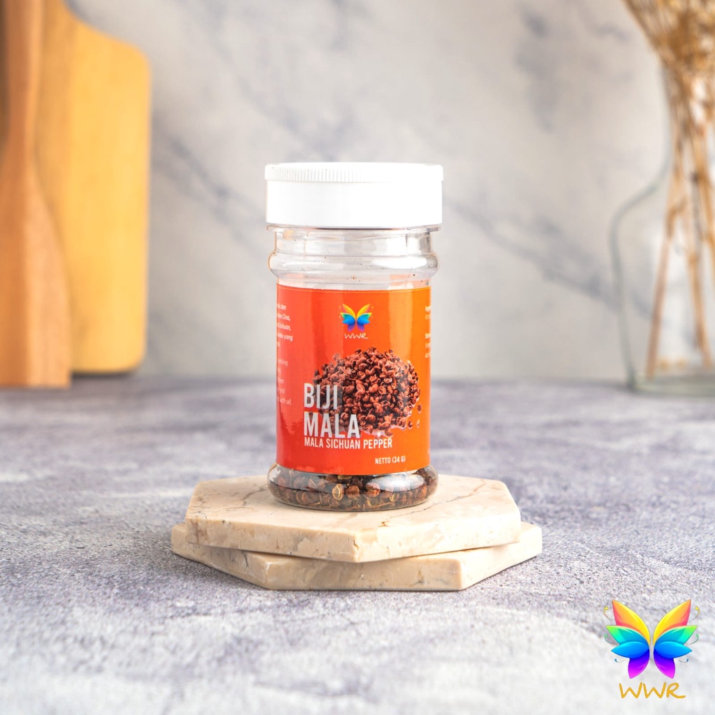 

WWR BIJI MALA [ Sichuan Peppercorn ] Botol 34g