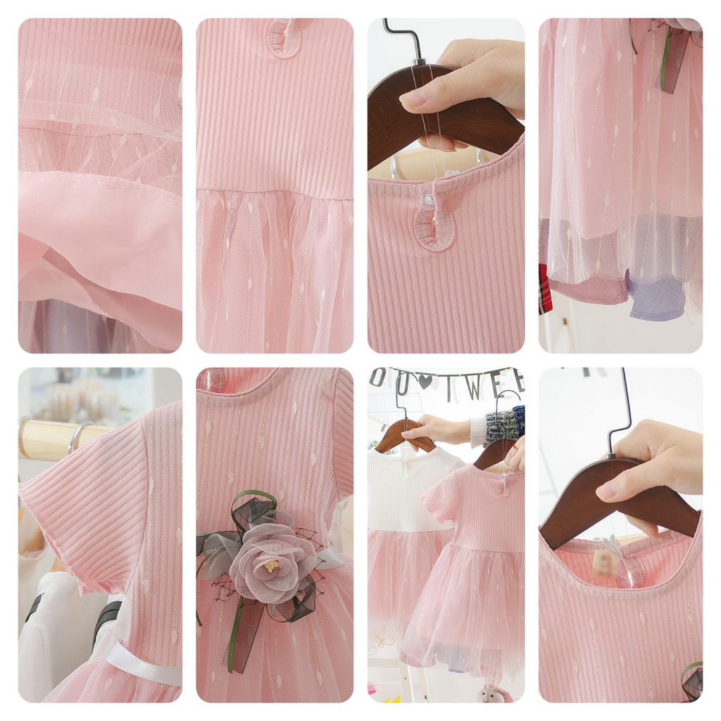 0-3TAHUN DRESS PESTA ANAK PREMIUM / DRESS PRINCESS ANAK BAYI / DRESS ANAK BAYI