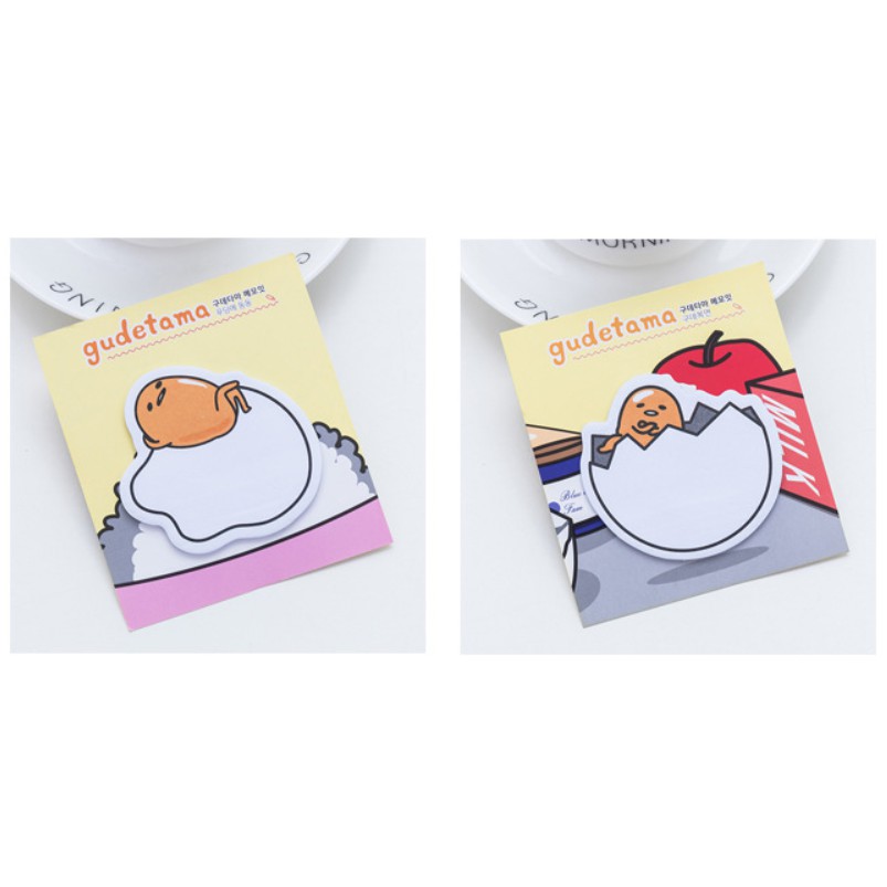 Sticky Notes / Notes Tempel Motif Gambar GUDETAMA / Sticky Notes Karakter TELUR GUDETAMA / SANRIO