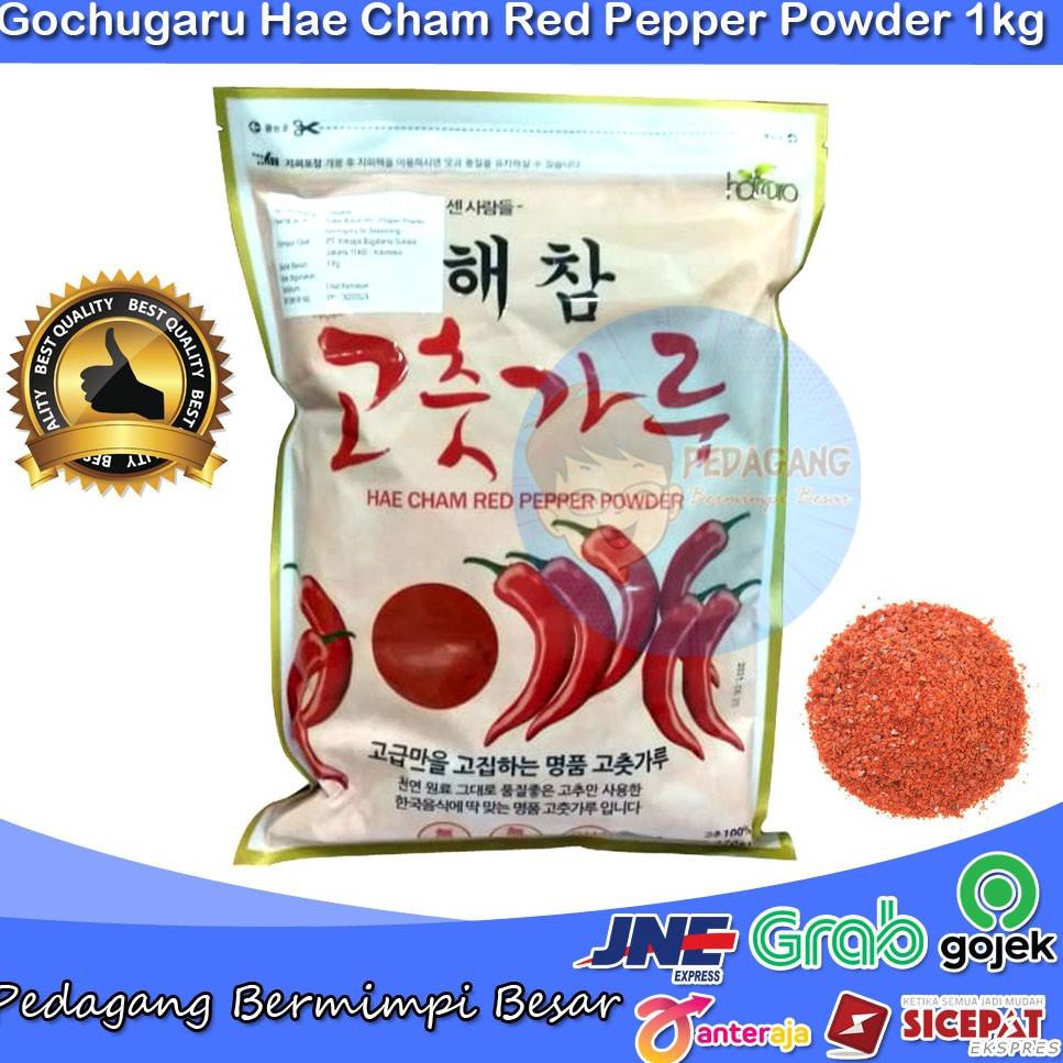 

Maca4m2,,Hae Cham Red Pepper Powder 1Kg | Gochugaru | Gochukaru | Cabai Korea |ready...,,!