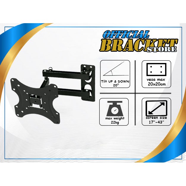 Bracket tv 32" 40" 43" INCH Led lenganTermurah