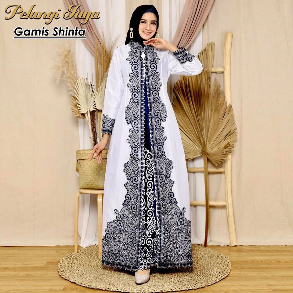 Abaya Gamis Wanita Muslim Taffeta Shinta