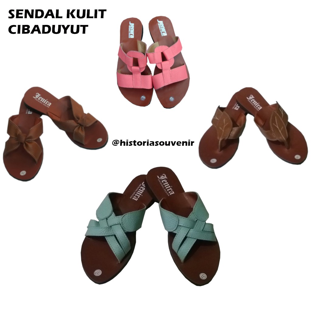 SANDAL KULIT/SENDAL CIBADUYUT/SANDAL KULIT WANITA/SANDAL KULIT SLOP WANITA/SANDAL SLIP SLOP KULIT