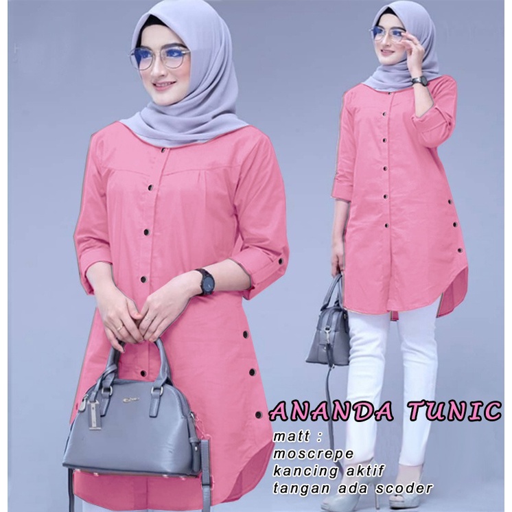 CTN Baju atasan tunic ANANDA jumbo best seller