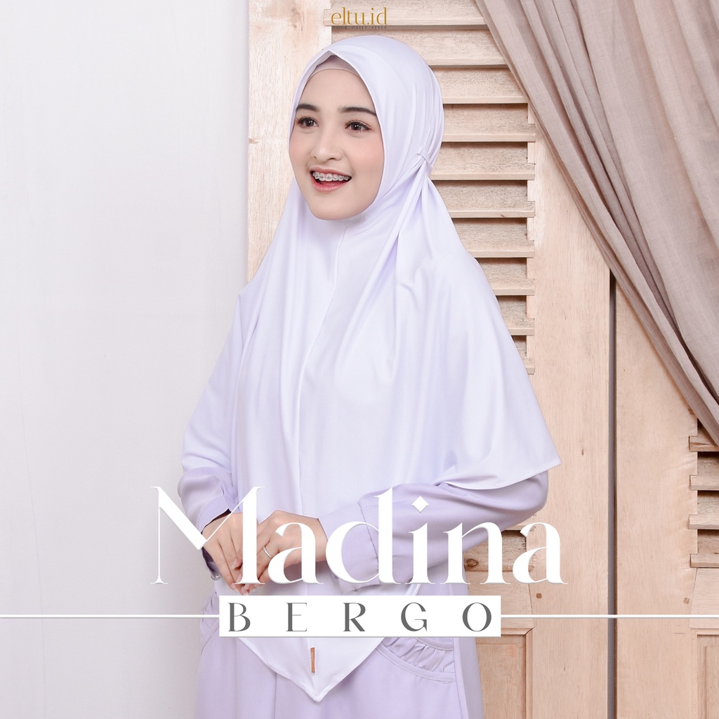 Jual Hijab Instan Putih Hijab Haji Umroh Jilbab Haji White Series Eltu