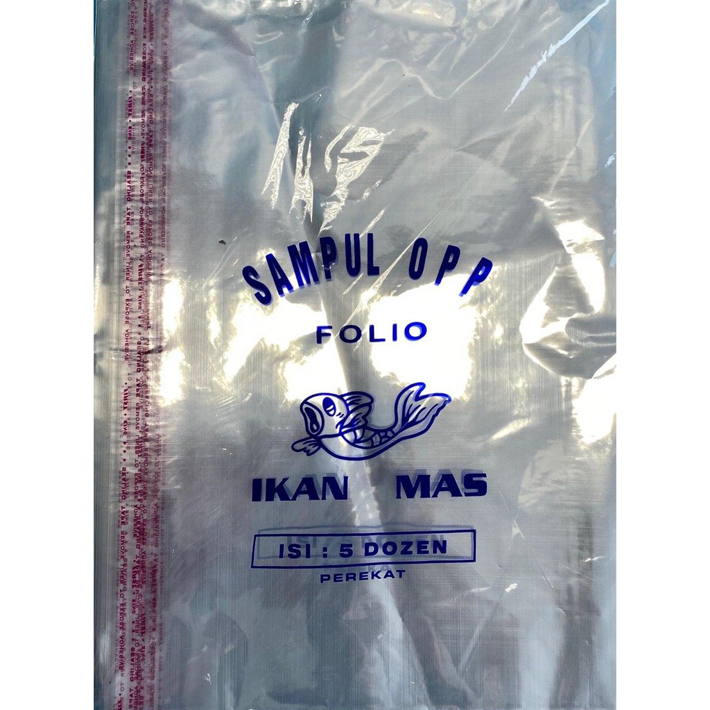 

Sampul OPP Folio isi 5 dozen ada perekat