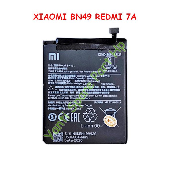 Baterai Xiaomi Redmi 7A BN49 Original New