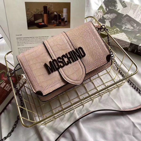 LT 1795 RISCE TAS SELEMPANG TALI RANTAI IMPORT WANITA CEWEK PEREMPUAN JAKARTA BATAM MOSCHINO