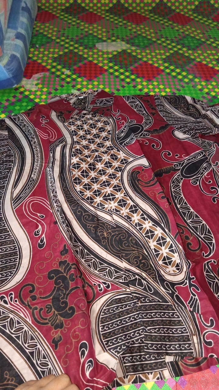 Kemeja Batik Pria Size M L Xl Xxl Bswart Batik Hrb026 Putra Janoko Hem Pendek Padi Pekalongan